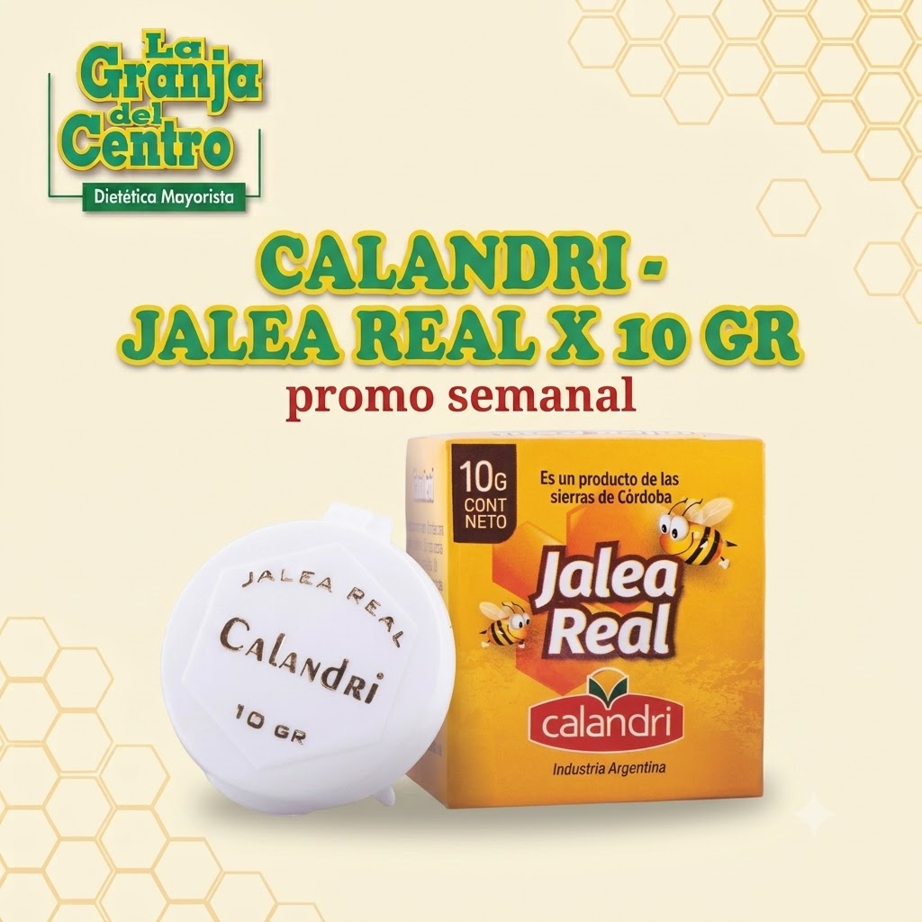 Ofertas y Promociones CALANDRI - JALEA REAL X 10 GR promo semanal